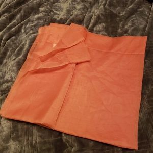 Sheer Coral Curtains (Set of 4) 48ins